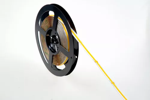 Лента светодиодная COB нейтральная DC24V 14W/m 4000K 1621Lm/m 512д/м CRI>95 IP20, упаковка 5 метров, ширина 8мм, высота 2мм, самоклейкая