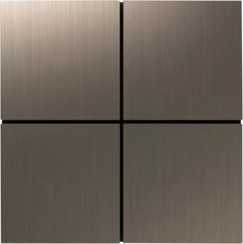 KNX cенсорный кнопочный модуль на 4/8 групп, цвет бронза