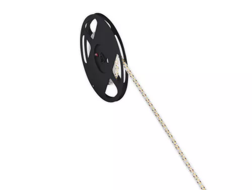 Лента светодиодная SMD тёпло-белая DC24V 14,4W/m 3000K 1920Lm/m 160д/м CRI>90 IP20, упаковка 5 метров, ширина 8мм, высота 1,5мм, самоклейкая