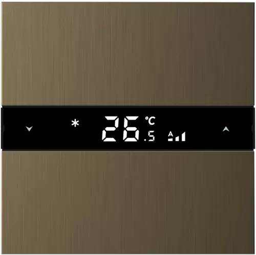 KNX многофункциональный термостат, цвет бронза