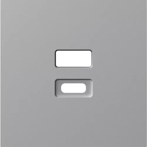 Накладка для USB-зарядки, цвет матовый серый, серия A07 Donel