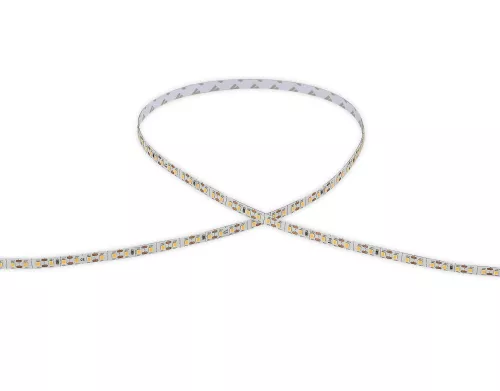Лента светодиодная SMD тёпло-белая DC24V 9,6W/m 3000K 1335Lm/m 120д/м CRI>90 IP20, упаковка 10 метров, ширина 8мм, высота 1,5мм, самоклейкая