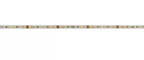 Лента светодиодная SMD тёпло-белая DC24V 9,6W/m 3000K 860Lm/m 120д/м CRI>90 IP20, упаковка 5 метров, ширина 5мм, высота 1,6мм, самоклейкая